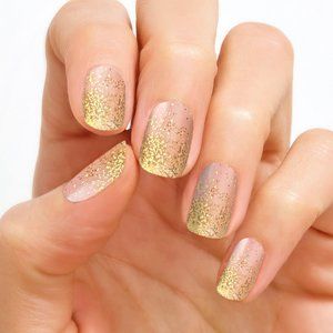 Color Street Golden Girly Gold GLITTER overlay!!